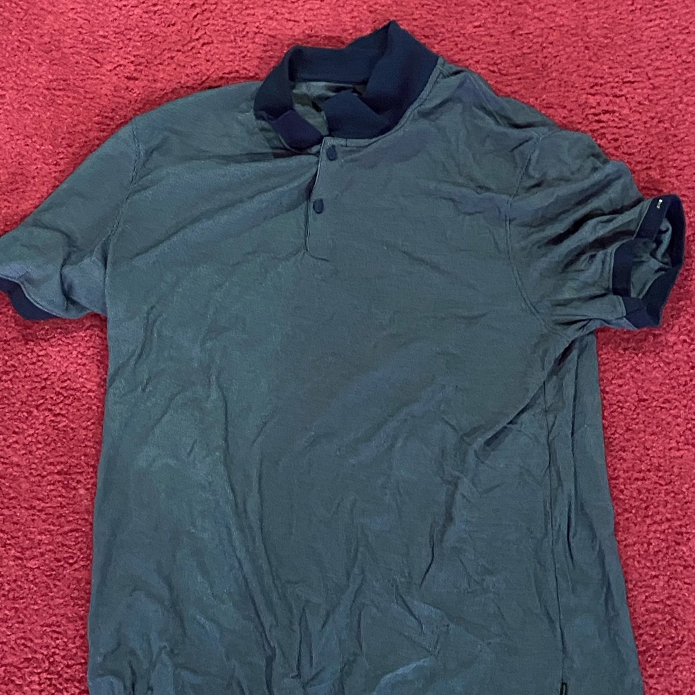 Men's Navy Short-Sleeve Polo Shirt